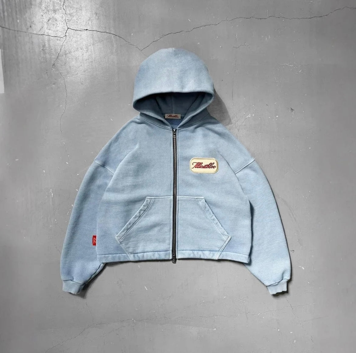 Baby Blue Trucker Zip Up